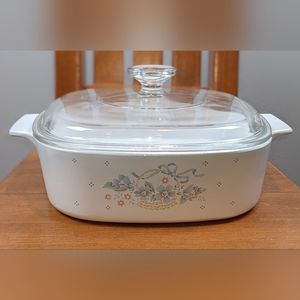 Corningware Country Cornflower A-2-B,  2 Liter Casserole dish